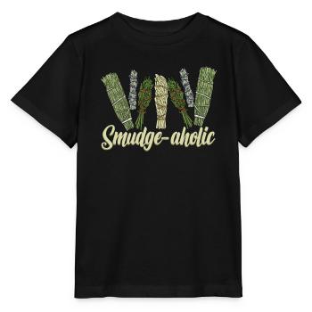 Smudging Smudge Spiritual Healing Incense - Stanley/Stella MINI CREATOR Kids’ T-Shirt - black - Front - Mikhail (115cm)