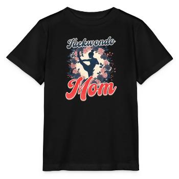 Taekwondo Mama Taekwondo Mama - Stanley/Stella Kinder T-Shirt MINI CREATOR  - Schwarz - Vorne - Mikhail (115cm)