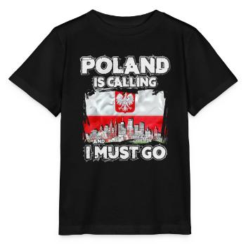 Pologne - T-shirt bio MINI CREATOR Stanley/Stella Enfant - noir - Devant - Mikhail (115cm)