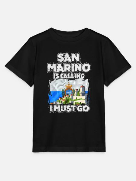 San Marino - Stanley/Stella Kinder T-Shirt MINI CREATOR - Schwarz