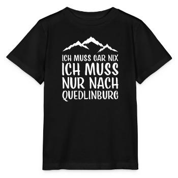 Quedlinburg I Harz Brocken Brockenbahn Walpurgis - T-shirt bio MINI CREATOR Stanley/Stella Enfant - noir - Devant - Mikhail (115cm)