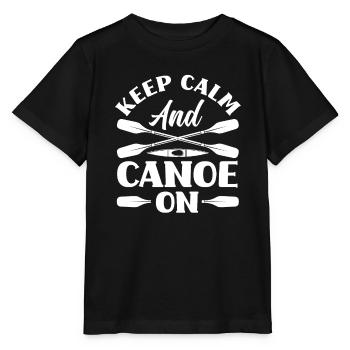 Canoe Hobby Sportsman Water - Stanley/Stella MINI CREATOR Kids’ T-Shirt - black - Front - Mikhail (115cm)