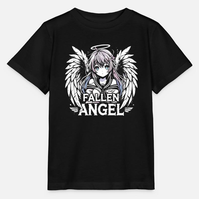 Art de l’anime et esthétique gothique pour la mode alternative - T-shirt bio MINI CREATOR Stanley/Stella Enfant - noir