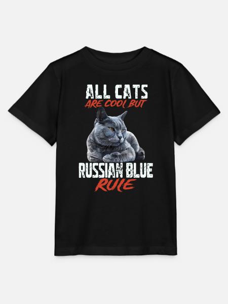 Russian blue - Stanley/Stella Kinder T-Shirt MINI CREATOR - Schwarz