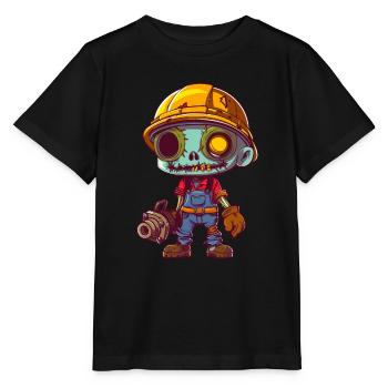 Pipe fitters Halloween - Stanley/Stella MINI CREATOR Kids’ T-Shirt - black - Front - Mikhail (115cm)