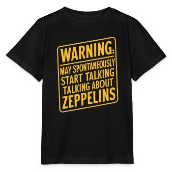 Luftschiff Zeppelin Geschenk - Stanley/Stella Kinder T-Shirt MINI CREATOR  - Schwarz - Vorne - Mikhail (115cm)