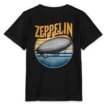 Luftschiff Zeppelin Geschenk - Stanley/Stella Kinder T-Shirt MINI CREATOR  - Schwarz - Vorne - Mikhail (115cm)