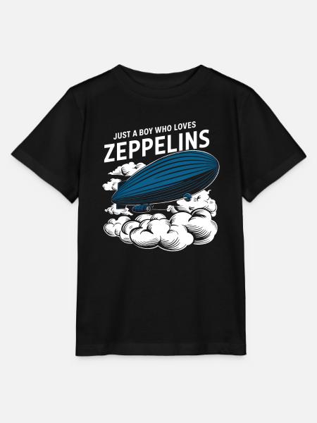 Luftschiff Zeppelin Geschenk - Stanley/Stella Kinder T-Shirt MINI CREATOR - Schwarz