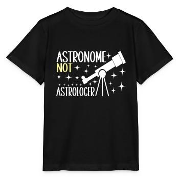Astronomie astronome - T-shirt bio MINI CREATOR Stanley/Stella Enfant - noir - Devant - Mikhail (115cm)