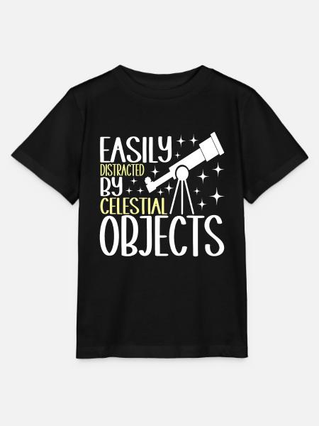 Astronom Astronomie - Stanley/Stella Kinder T-Shirt MINI CREATOR  - Schwarz