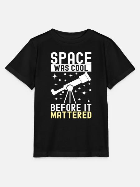 Astronom Astronomie - Stanley/Stella Kinder T-Shirt MINI CREATOR - Schwarz