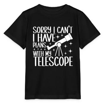 Astronomie astronome - T-shirt bio MINI CREATOR Stanley/Stella Enfant - noir - Devant - Mikhail (115cm)