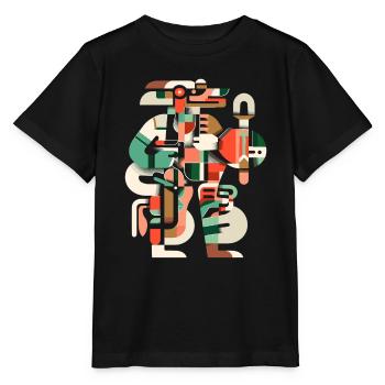 Dieu Maya Mythologie Maya Itzamna - T-shirt bio MINI CREATOR Stanley/Stella Enfant - noir - Devant - Mikhail (115cm)