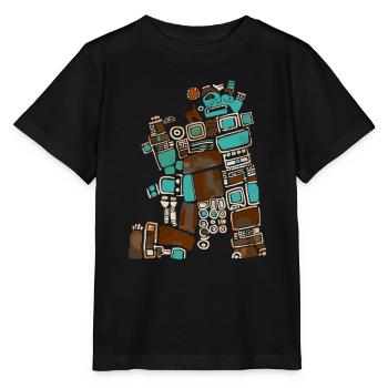 Dieu Maya Mythologie Maya Itzamna - T-shirt bio MINI CREATOR Stanley/Stella Enfant - noir - Devant - Mikhail (115cm)
