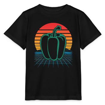 Paprika Geschenk - Stanley/Stella Kinder T-Shirt MINI CREATOR  - Schwarz - Vorne - Mikhail (115cm)