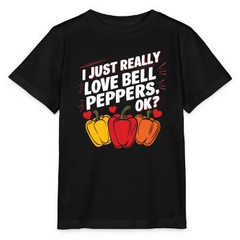 Paprika Geschenk - Stanley/Stella Kinder T-Shirt MINI CREATOR  - Schwarz - Vorne - Mikhail (115cm)