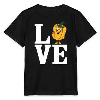 Paprika Geschenk - Stanley/Stella Kinder T-Shirt MINI CREATOR  - Schwarz - Vorne - Mikhail (115cm)