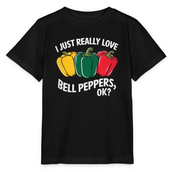 Paprika Geschenk - Stanley/Stella Kinder T-Shirt MINI CREATOR  - Schwarz - Vorne - Mikhail (115cm)