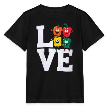 Paprika Geschenk - Stanley/Stella Kinder T-Shirt MINI CREATOR  - Schwarz - Vorne - Mikhail (115cm)