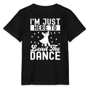 Ballsaal Tanz Ballsaaltänzer Gesellschaftstänzer - Stanley/Stella Kinder T-Shirt MINI CREATOR  - Schwarz - Vorne - Mikhail (115cm)