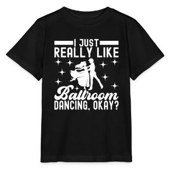 Ballroom Dance Ballroom Dancers Ballroom Dancers - Stanley/Stella MINI CREATOR Kids’ T-Shirt - black - Front - Mikhail (115cm)
