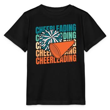 Cheerleader Cheerleading - Stanley/Stella MINI CREATOR Kids’ T-Shirt - black - Front - Mikhail (115cm)