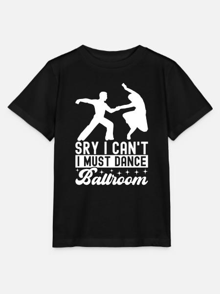 Ballsaal Tanz Ballsaaltänzer Gesellschaftstänzer - Stanley/Stella Kinder T-Shirt MINI CREATOR - Schwarz
