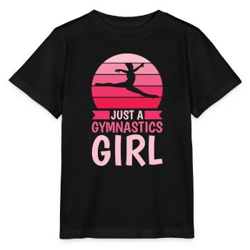 Rsg Turnen Sportgymnastik Just A Gymnastics Girl - T-shirt bio MINI CREATOR Stanley/Stella Enfant - noir - Devant - Mikhail (115cm)