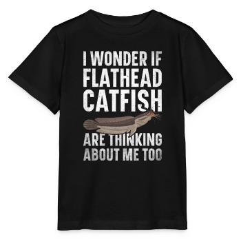 Catfish Angler Catfish Catfishing Catfish Fishing - Stanley/Stella MINI CREATOR Kids’ T-Shirt - black - Front - Mikhail (115cm)