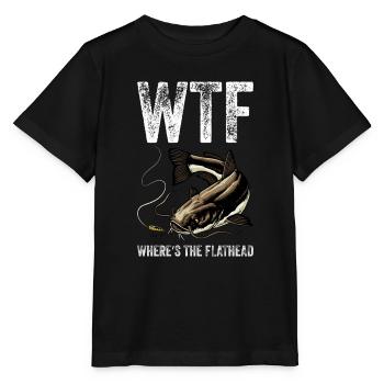Catfish Angler Catfish Catfishing Catfish Fishing - Stanley/Stella MINI CREATOR Kids’ T-Shirt - black - Front - Mikhail (115cm)