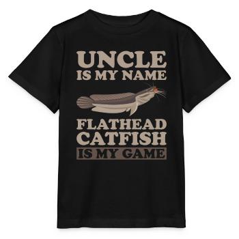 Catfish Angler Catfish Catfishing Catfish Fishing - Stanley/Stella MINI CREATOR Kids’ T-Shirt - black - Front - Mikhail (115cm)