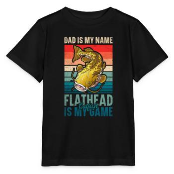 Catfish Angler Catfish Catfishing Catfish Fishing - Stanley/Stella MINI CREATOR Kids’ T-Shirt - black - Front - Mikhail (115cm)