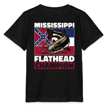 Catfish Angler Catfish Catfishing Catfish Fishing - Stanley/Stella MINI CREATOR Kids’ T-Shirt - black - Front - Mikhail (115cm)