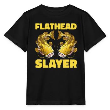 Catfish Angler Catfish Catfishing Catfish Fishing - Stanley/Stella MINI CREATOR Kids’ T-Shirt - black - Front - Mikhail (115cm)