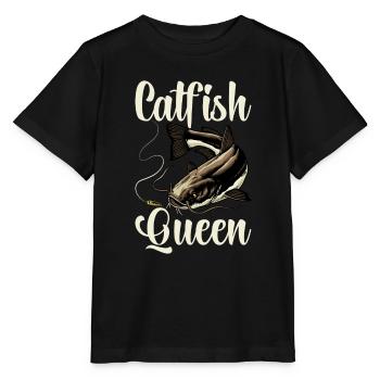 Catfish Angler Catfish Catfishing Catfish Fishing - Stanley/Stella MINI CREATOR Kids’ T-Shirt - black - Front - Mikhail (115cm)