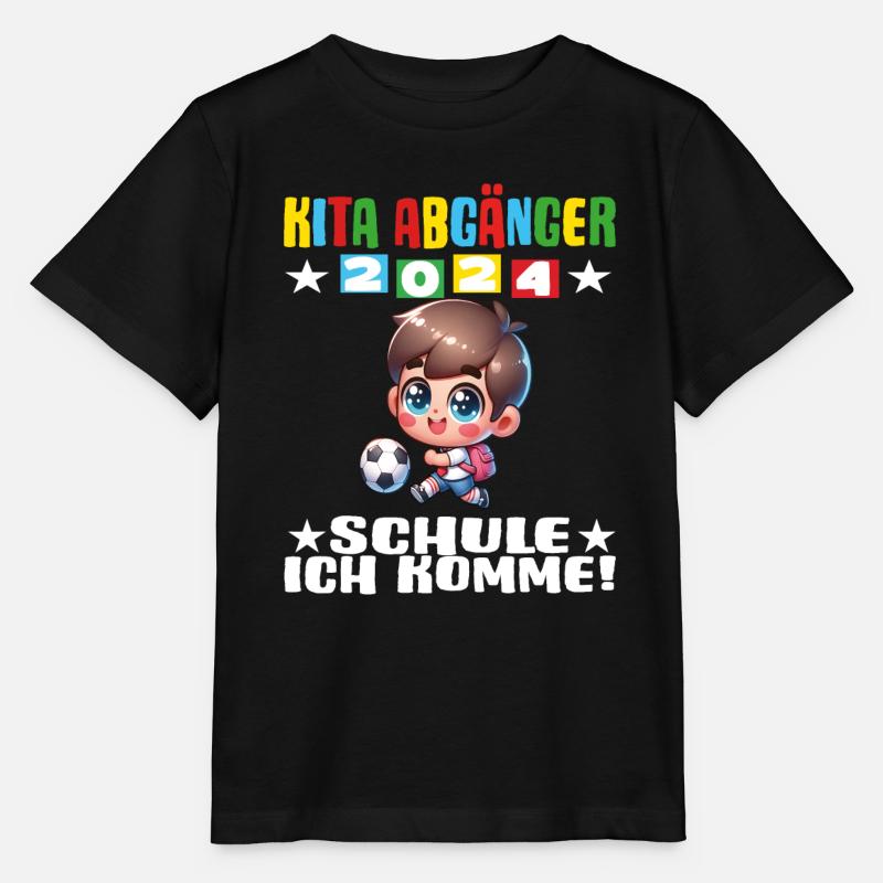 Kita Abgänger 2024 Einschulung 2024 - Stanley/Stella Kinder T-Shirt MINI CREATOR - Schwarz