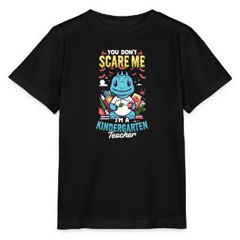 Kindergärtnerin, du erschreckst mich nicht - Stanley/Stella Kinder T-Shirt MINI CREATOR  - Schwarz - Vorne - Mikhail (115cm)