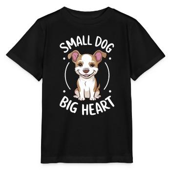 Chiweenie Dog: Small Dog, Big Heart - Stanley/Stella MINI CREATOR Kids’ T-Shirt - black - Front - Mikhail (115cm)