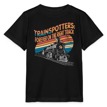 Trainspotters : toujours sur la bonne voie - T-shirt bio MINI CREATOR Stanley/Stella Enfant - noir - Devant - Mikhail (115cm)