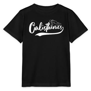 Calisthenics Street Workout Gymnastics Fitness - Stanley/Stella MINI CREATOR Kids’ T-Shirt - black - Front - Mikhail (115cm)