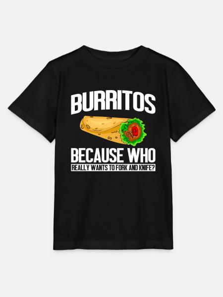 Burrito Gift - Stanley/Stella Kinder T-Shirt MINI CREATOR - Schwarz