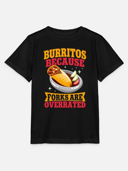Burrito Gift - Stanley/Stella Kinder T-Shirt MINI CREATOR - Schwarz