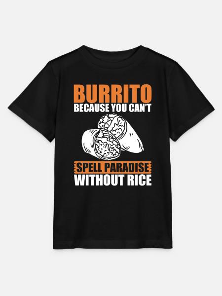 Burrito Gift - Stanley/Stella Kinder T-Shirt MINI CREATOR  - Schwarz
