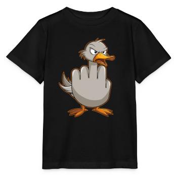 Drôle Rude Seagulls Drôle Cadeau - T-shirt bio MINI CREATOR Stanley/Stella Enfant - noir - Devant - Mikhail (115cm)