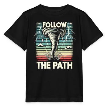 Erlebe Die Faszinierende Welt Des Tornadojagens - Stanley/Stella Kinder T-Shirt MINI CREATOR  - Schwarz - Vorne - Mikhail (115cm)