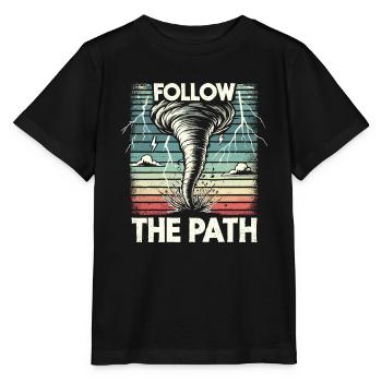 Erlebe Die Faszinierende Welt Des Tornadojagens - Stanley/Stella Kinder T-Shirt MINI CREATOR  - Schwarz - Vorne - Mikhail (115cm)