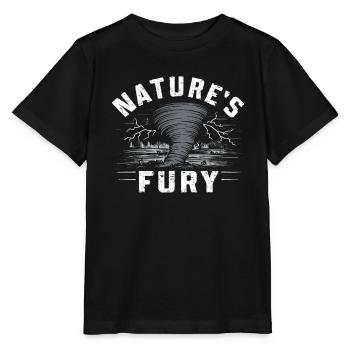 Erlebe Die Faszinierende Welt Des Tornadojagens - Stanley/Stella Kinder T-Shirt MINI CREATOR  - Schwarz - Vorne - Mikhail (115cm)