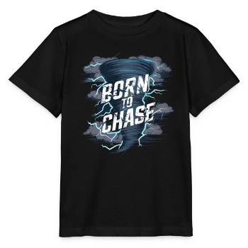 Erlebe Die Faszinierende Welt Des Tornadojagens - Stanley/Stella Kinder T-Shirt MINI CREATOR  - Schwarz - Vorne - Mikhail (115cm)