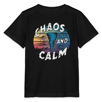 Erlebe Die Faszinierende Welt Des Tornadojagens - Stanley/Stella Kinder T-Shirt MINI CREATOR  - Schwarz - Vorne - Mikhail (115cm)