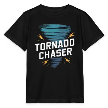 Erlebe Die Faszinierende Welt Des Tornadojagens - Stanley/Stella Kinder T-Shirt MINI CREATOR  - Schwarz - Vorne - Mikhail (115cm)
